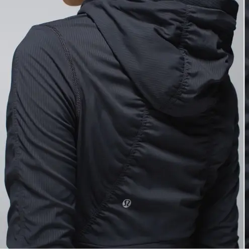 Lululemon Dance Studio Jacket III Reversible Zip-Up Hoodie Deep Coal
