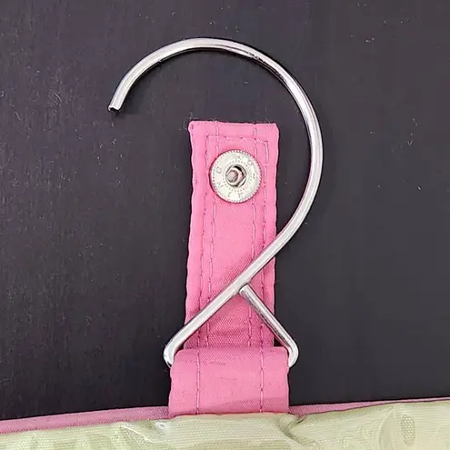 Raymond Waites Pink and Green Paisley Travel Organization Hanging Bag NWT