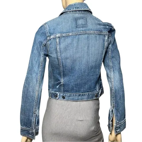 Ruehl 925 New York RARE HTF Women’s Size S Blue Denim Wash Jean Jacket