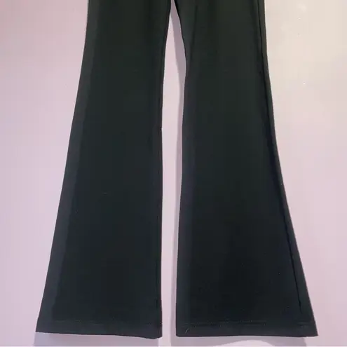 Betabrand Two-Pocket DPYP Dress Pant Yoga Pant Bootcut Women M Long Office Black