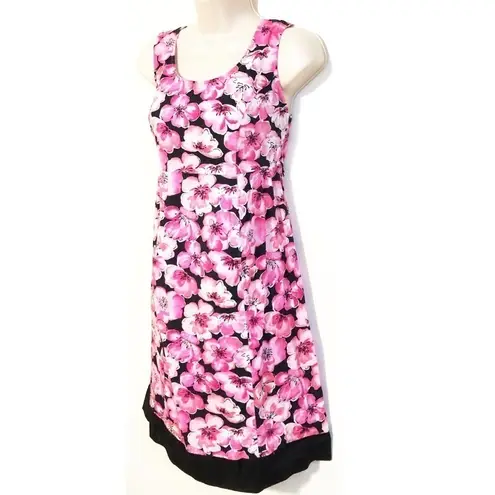 Motherhood Maternity floral sleeveless pink dress