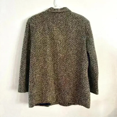 Vintage Green Mountain Mercantile Tweed Blazer Women’s Sz 12 Made In Usa Formal