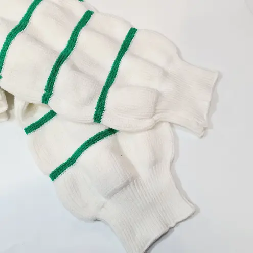 superdown  Sophia Stripe Sweater in White & Green