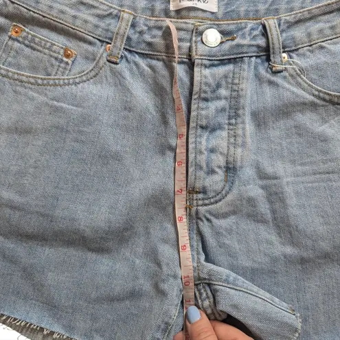 PARKE New Denim Shorts Light Wash Baggy Cut Offs Size 28 TikTok Famous