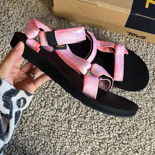 Teva nib //  tie dye original universal sandals