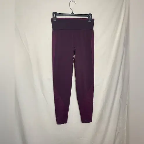 PINK - Victoria's Secret Victoria's Secret Pink Womens Size M Dark Violet Seamless Leggings