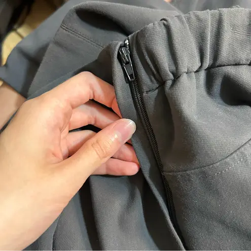 MM.LaFleur Foster Cigarette Pants PowerStretch Grey Plus Size 3x