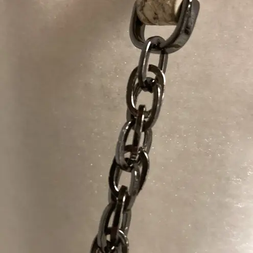 Rafe New York Snakeskin & Metal Stud Purse/Clutch Gray