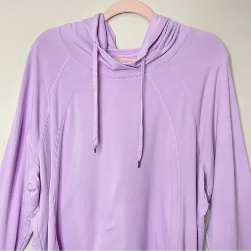 DIP Lightweight Lavender Pullover Hoodie, 1X Purple