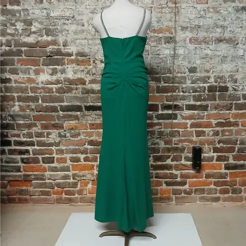 XScape Formal Evening Gown Women's Size 6 Green Maxi Dress Wedding Party
