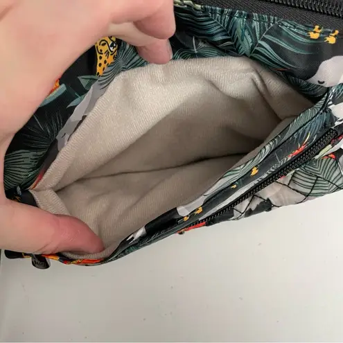 Lug Purse Crossbody Fanny Pack Wallet ID Pockets Convertible Wildlife Jungle Black