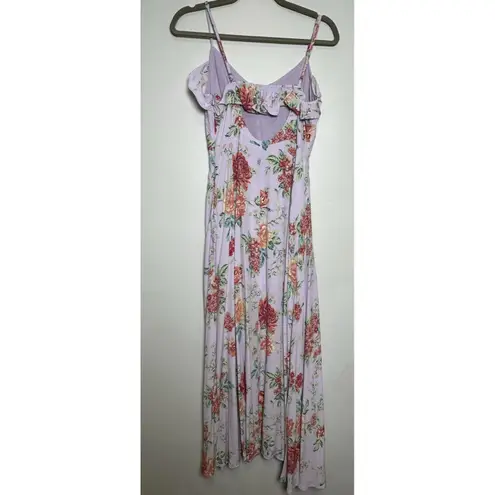 Dress Forum Pacsun Lavender Rose Garden Maxi Feminine Ruffle Small