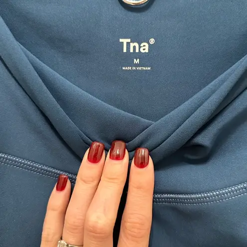 Aritzia TNA fleece Leggings Blue Size M