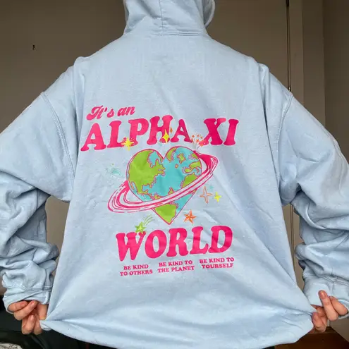 Gildan It’s an Alpha Xi Delta World Hooded Sweatshirt AXID