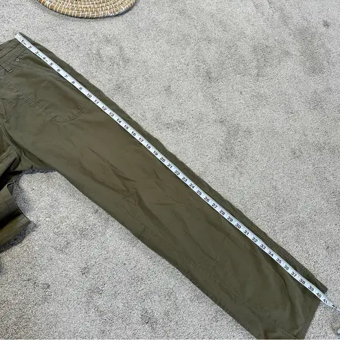 Kuhl Women’s Kendra Straight Leg Ripstop Pants Outdoor Hiking Camping Green 10