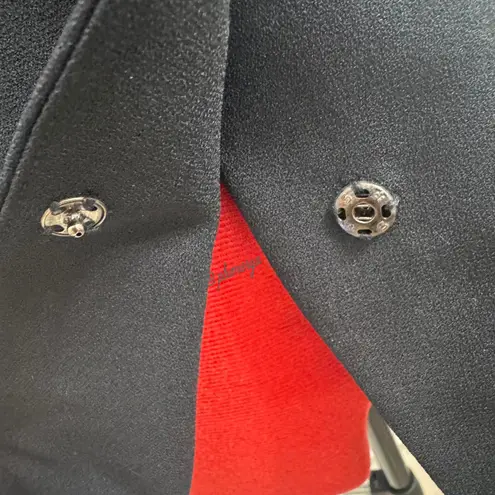 Vintage Rimini Black Short Sleeve Blazer Skirt Suit Professional Jacket Size 4