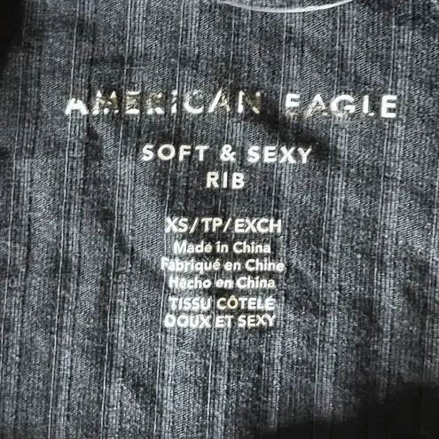 American Eagle AEO Soft&Sexy Ribbed Tube Top