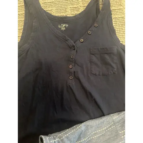 Ann Taylor  LOFT Sleeveless LOT OF 2 Summer Tops ‎ Womens Small Floral Casual