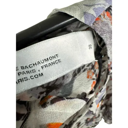 IRO New Voodoo Multicolor Long Sleeve Viscose Blouse Size 38