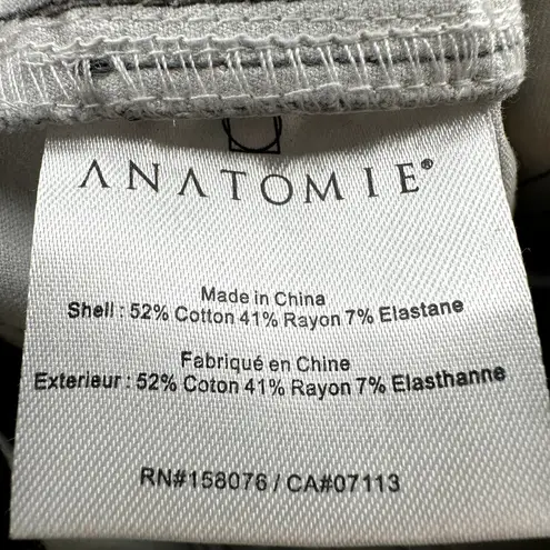 Anatomie Karo Camo Stretch Cargo Pants UPF 50+ Slim Fit Tapered Mid Rise Gray S