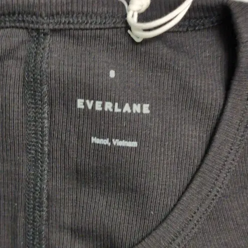 Everlane NWT  Black Short Sleeve Crew Neck Stretch Basic T-Shirt S