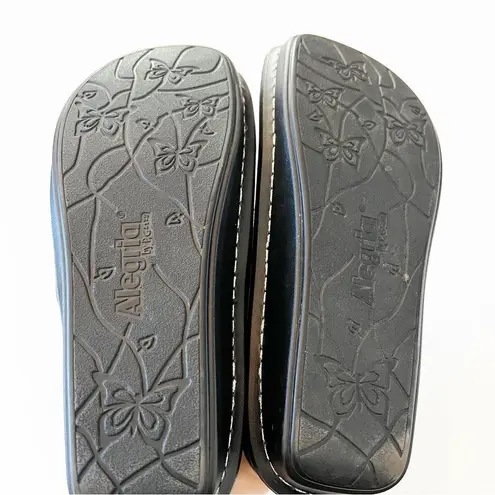 Alegria Caiti Plaid to Meet You Black Ankle Boot Size 36 EU Bootie Silver Button