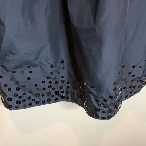 Max and Cleo beaded hem taffeta dress