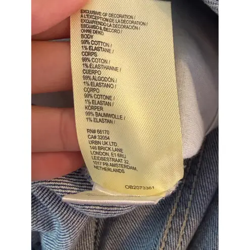 Pilcro Women's High Waisted Wide Leg Jeans trousers pockets size 26