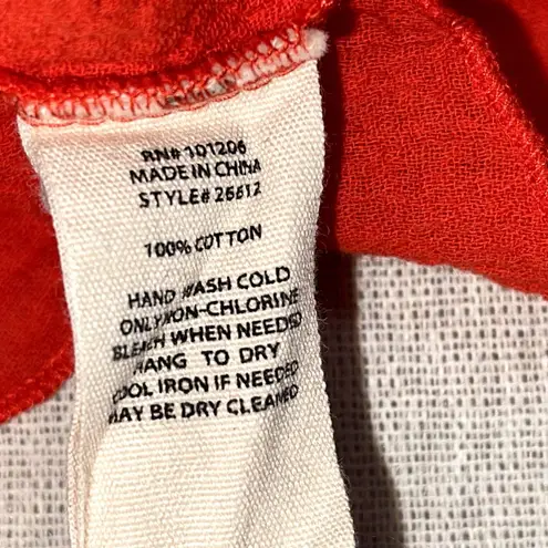 Soft Surroundings | Siesta Key Tunic in Fiery Red | Large