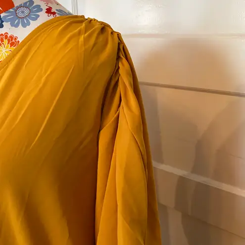 NWT Mustard Tiered Maxi Dress Yellow Size 18