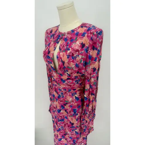 New! REBECCA VALLANCE Little Havana
Floral Long Sleeve Midi Dress Sz 4
$595 Pink