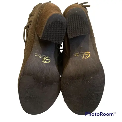 sbicca - Sound Suede Leather Fringe Bootie