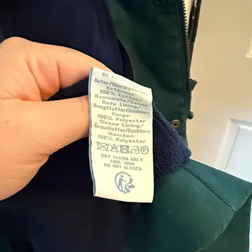 Boden Dark Teal Green Hooded Jacket Medium 8 Petite UK 12P Size 8P