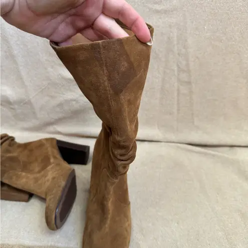 Johnston & Murphy Women's Charlotte Slouch Bootie Brown Suede Size 8M - Image 5