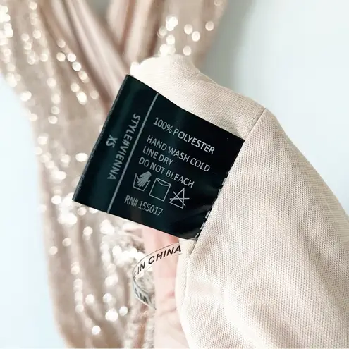 Baltic Born  Vienna Sequin Maxi Dress in Champagne