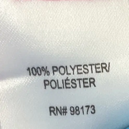 W By Worth Collection Vintage Barbie Pink Cold Shoulder Bow Neck Blouse Size 6