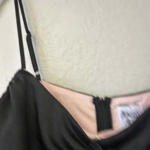 Princess Polly  Siillato Bow Mini Dress Black Pink Size 6