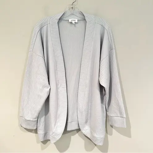 Haven Well Within Sweater Knit Cardigan Womne's XL Pale Blue Athleisure Comfy