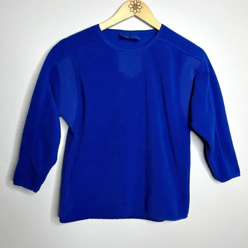 Acadia Blue Fleece Sweater
