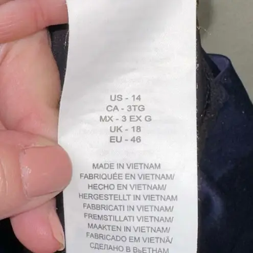 La Blanca NWT Island Goddess One Shoulder Keyhole Tankini Top