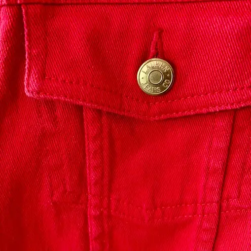 Ralph Lauren  Red Denim Jean Jacket