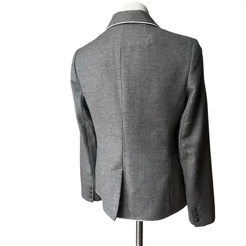 Vineyard Vines  Gray Piped Wool Blazer