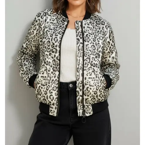 LPA THE LABEL Leopard Metallic 575 Jacket