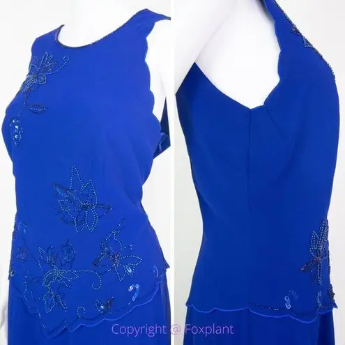 R&M Richards vintage royal blue faux two