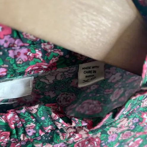 Doen Prima Top Amelie Liberty Floral Print Pink Size XS