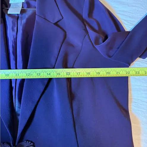 Koret Paisley Dress with embroidered Blazer set size 18 Purple