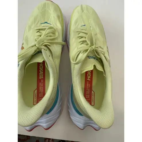 Hoka One One Carbon X 2 Women's Luminary Green Hot Coral US 9.5 B