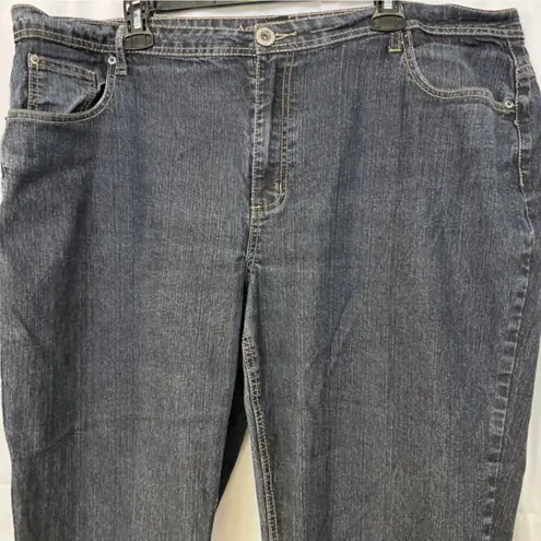 Ashley Stewart Women's Blue Jeans/Straight Leg Size 22 SKU 5469
