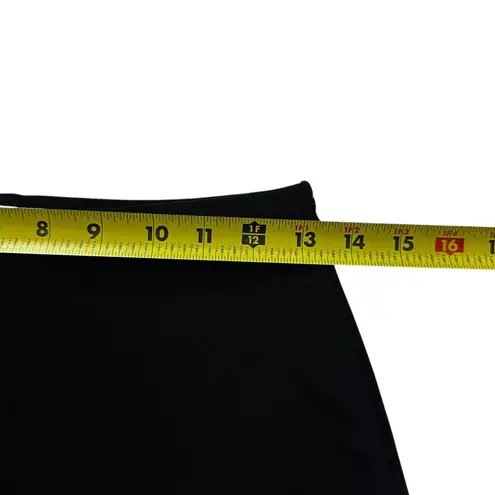 Vol 1 Black Vintage Side Slits Mini Skirt Women's Size Large | 62