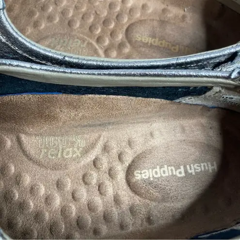 Hush Puppies metallic comfort Shoes size 8